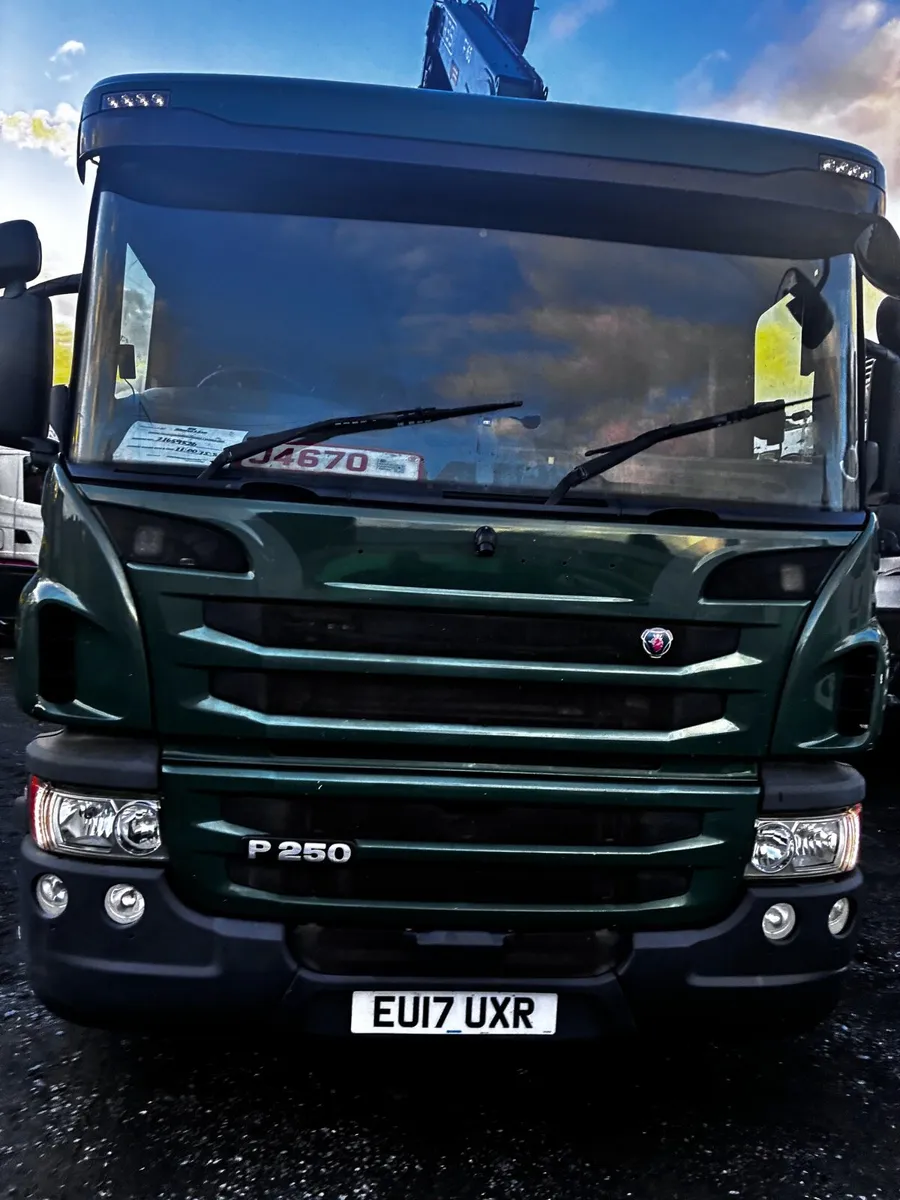 2017 scania p250 crane truck low kms - Image 3