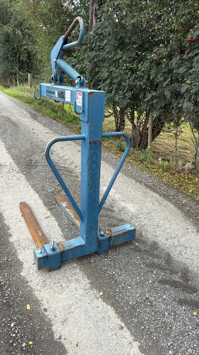 Conquip Crane Forks c/w Safety Net - Image 2