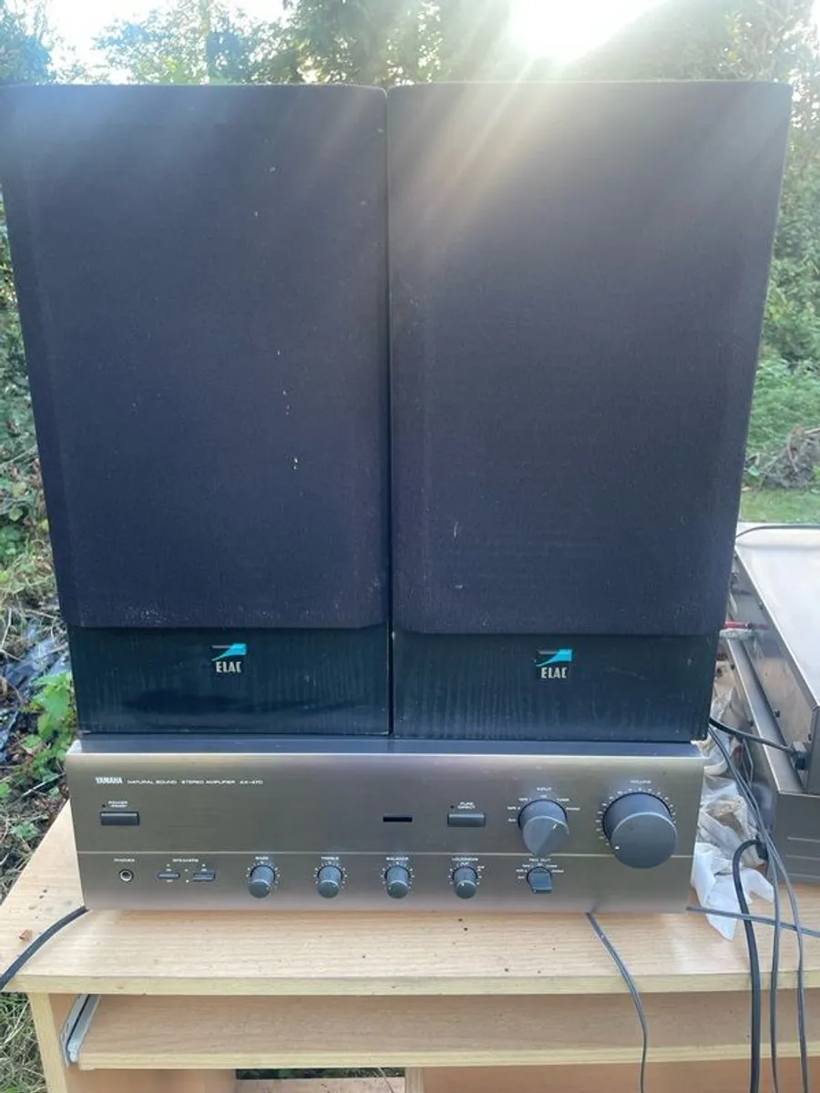 Pioneer amplifier and Yamaha amplifier + mix of speakers - Image 4