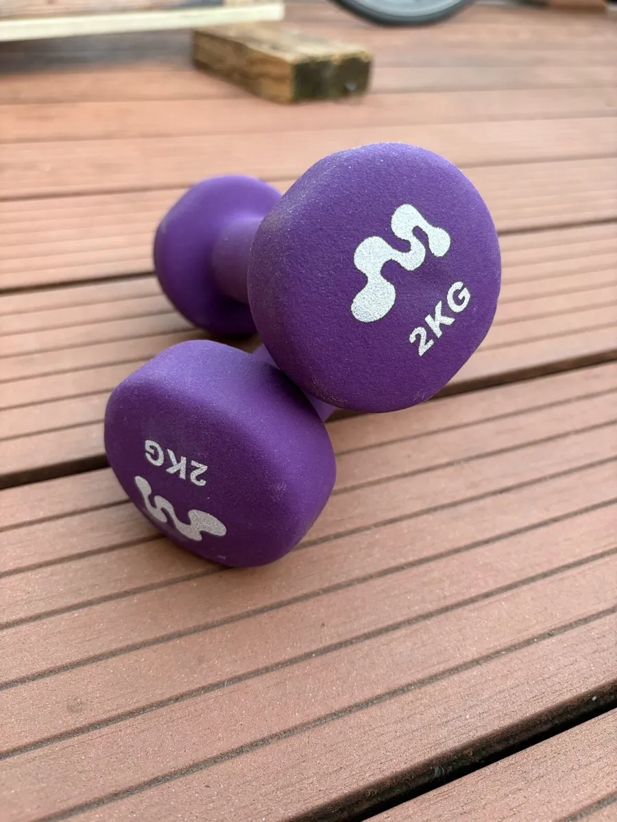 Neoprene dumbbells, 2kg - Image 2