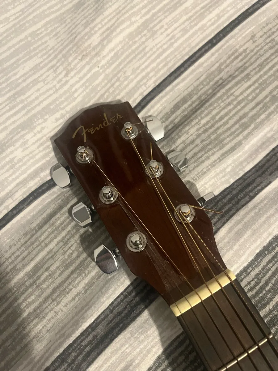 Fender Acoustic Guitar - Image 4