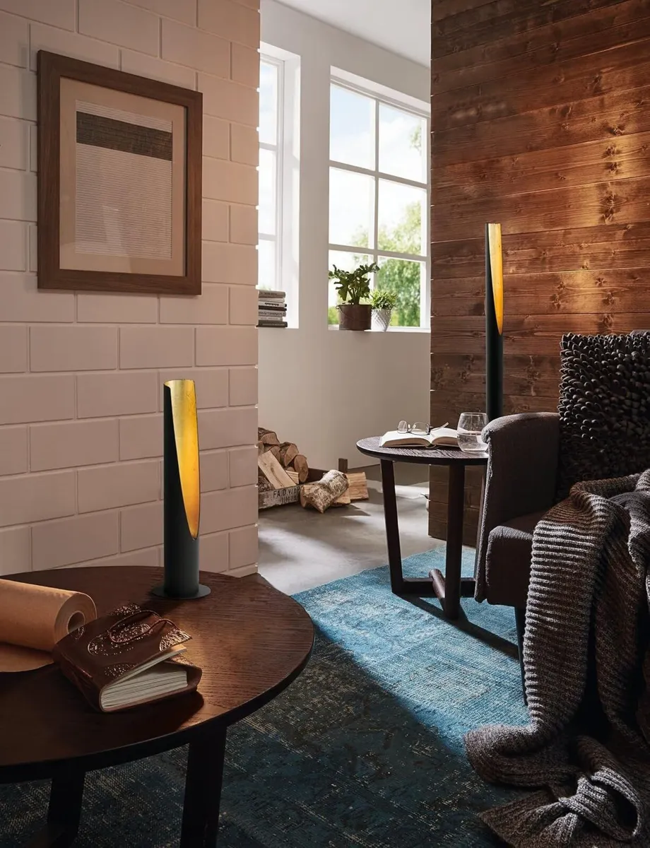 1-Flame Floor Lamp Steel Rod and Colours - Image 4
