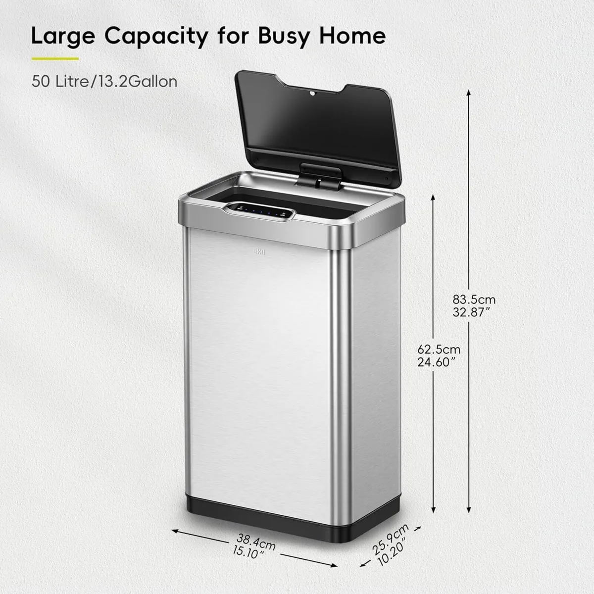 Mirage X 80L Motion Sensor Bin Large Automatic - Image 2
