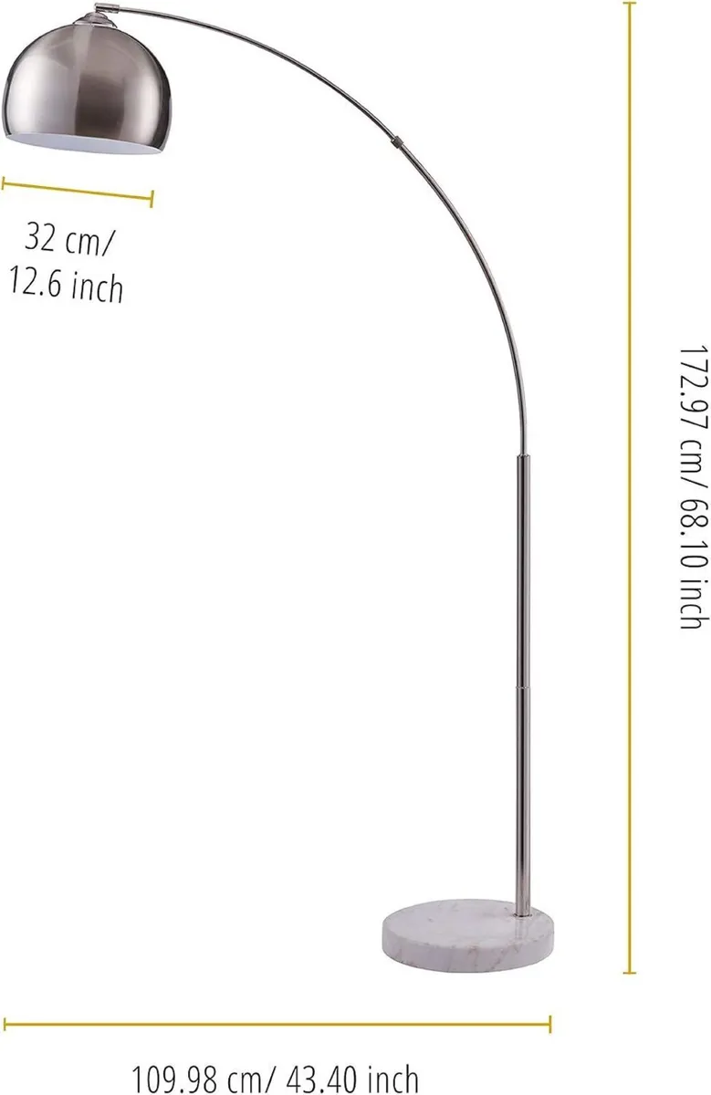 Versanora Arquer 173CM Arc Floor Lamp for Living - Image 3
