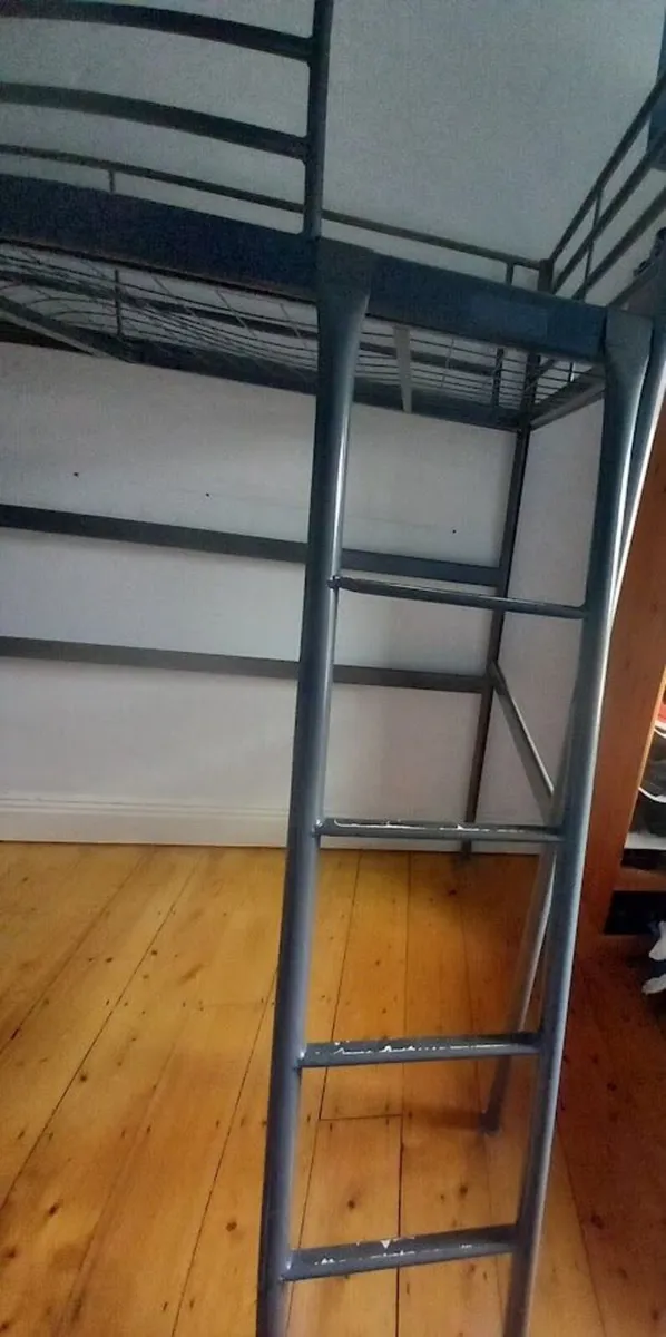 High Loft Bed - Svarta Single Bed by Ikea - Image 4