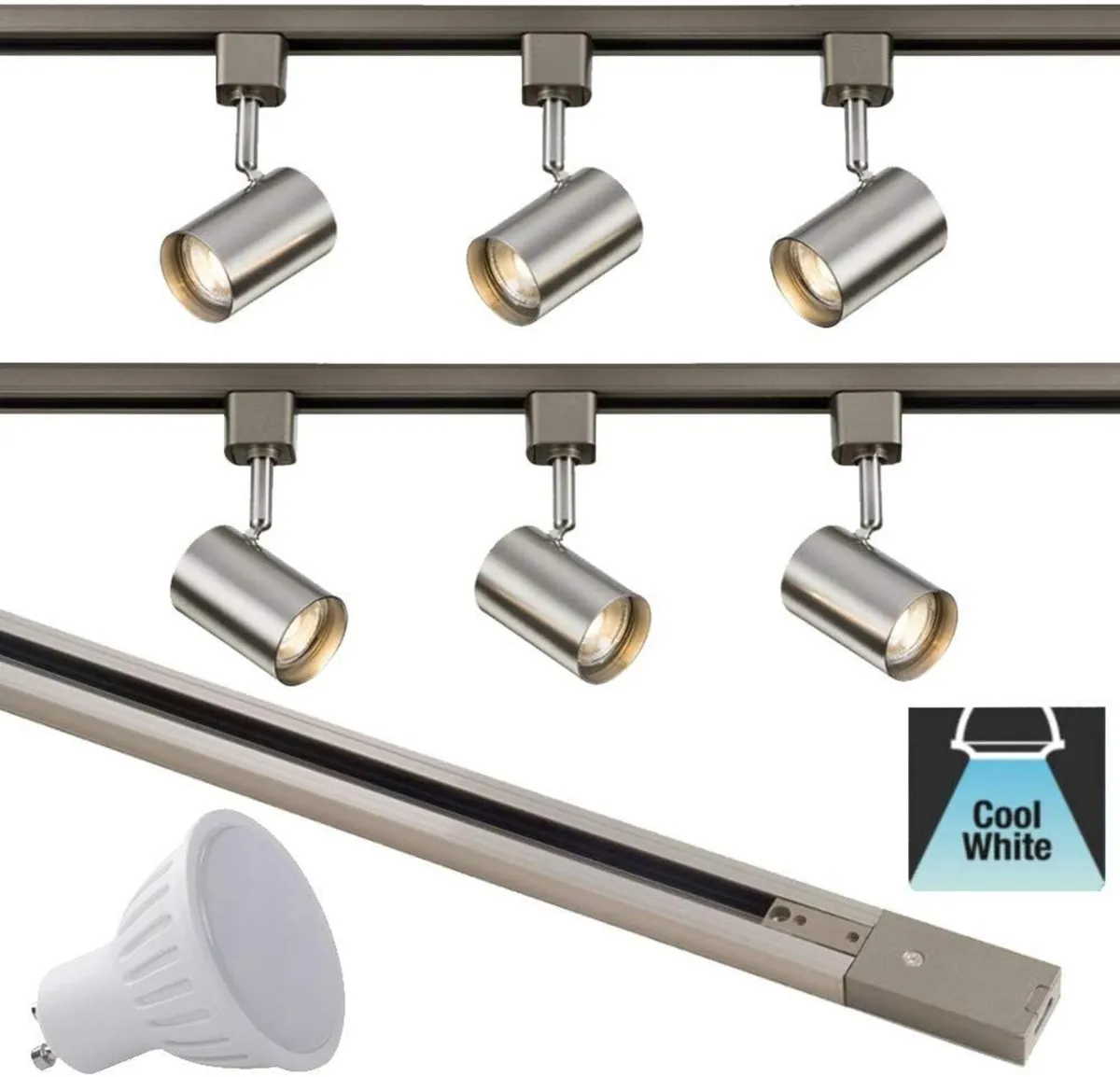 Modern Adjustable Tilt Rotatable 2 Meter 6 Spot - Image 1