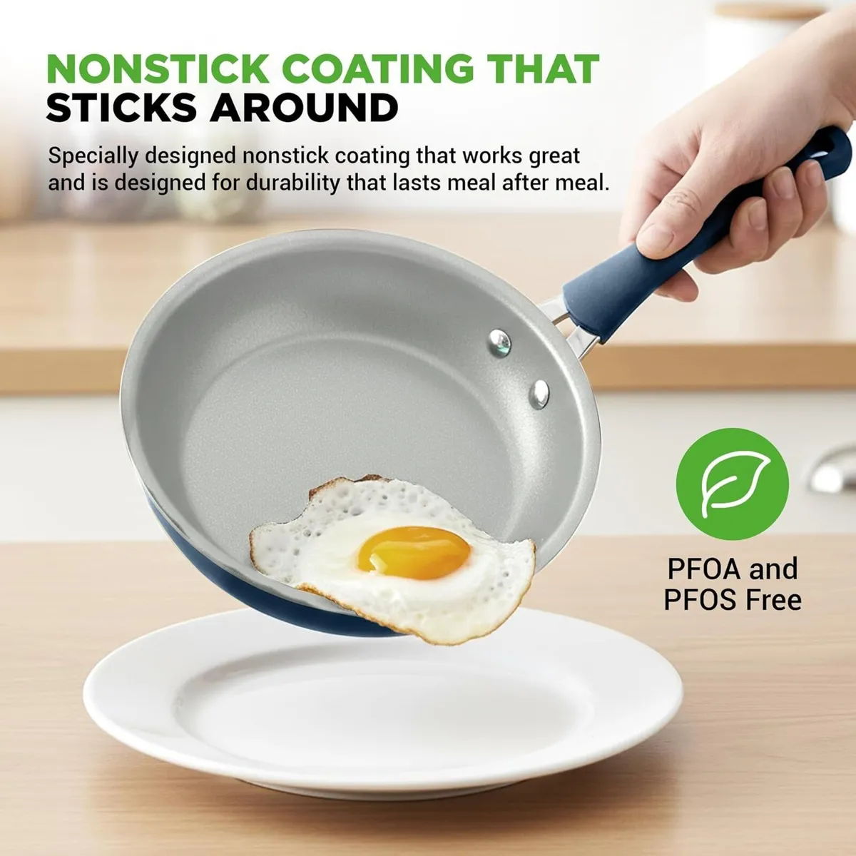 Pots and Pans Set with Lids Non-Stick (20 Piece) - Image 4