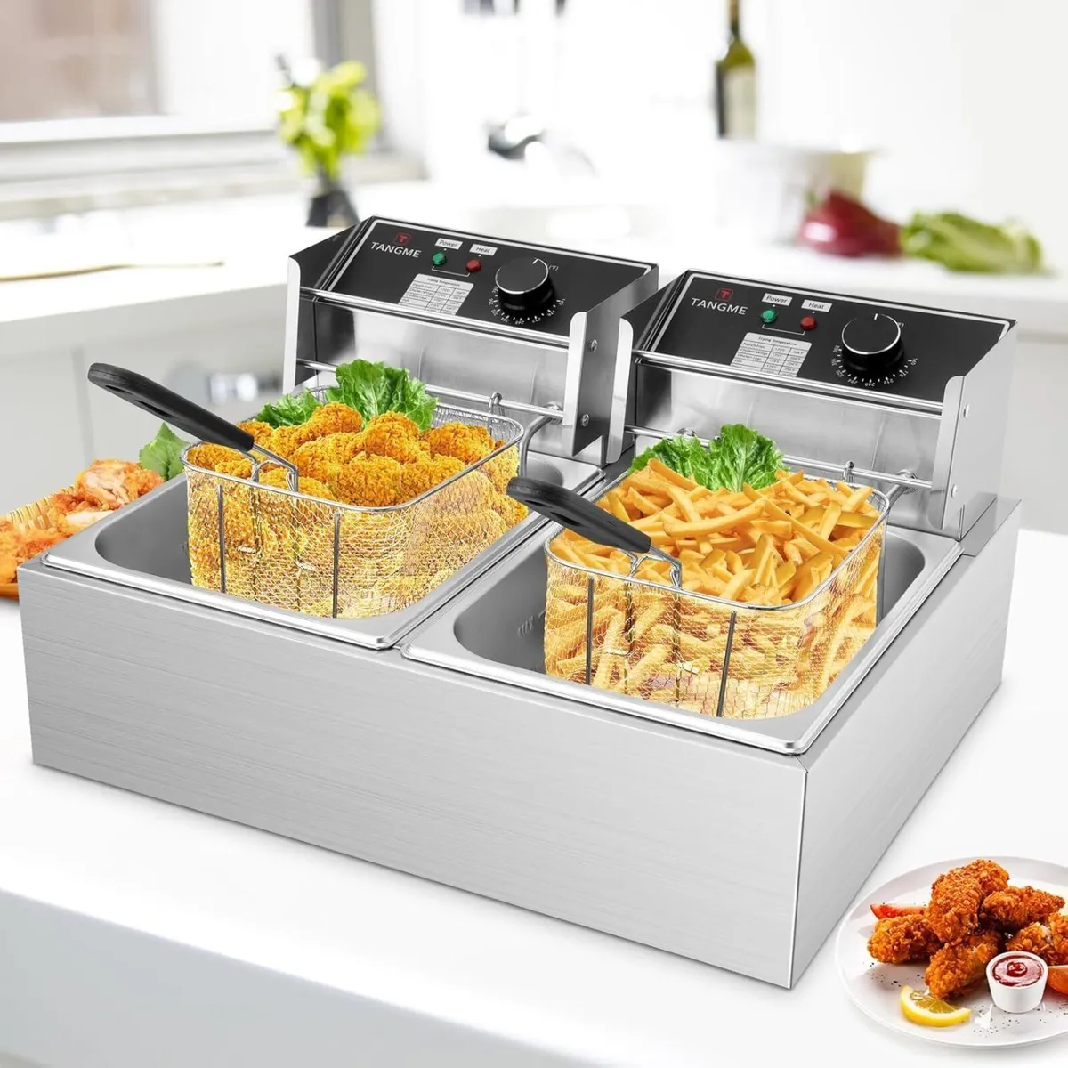 Commercial Deep Fryer 5000W Electric Fryers - Image 2