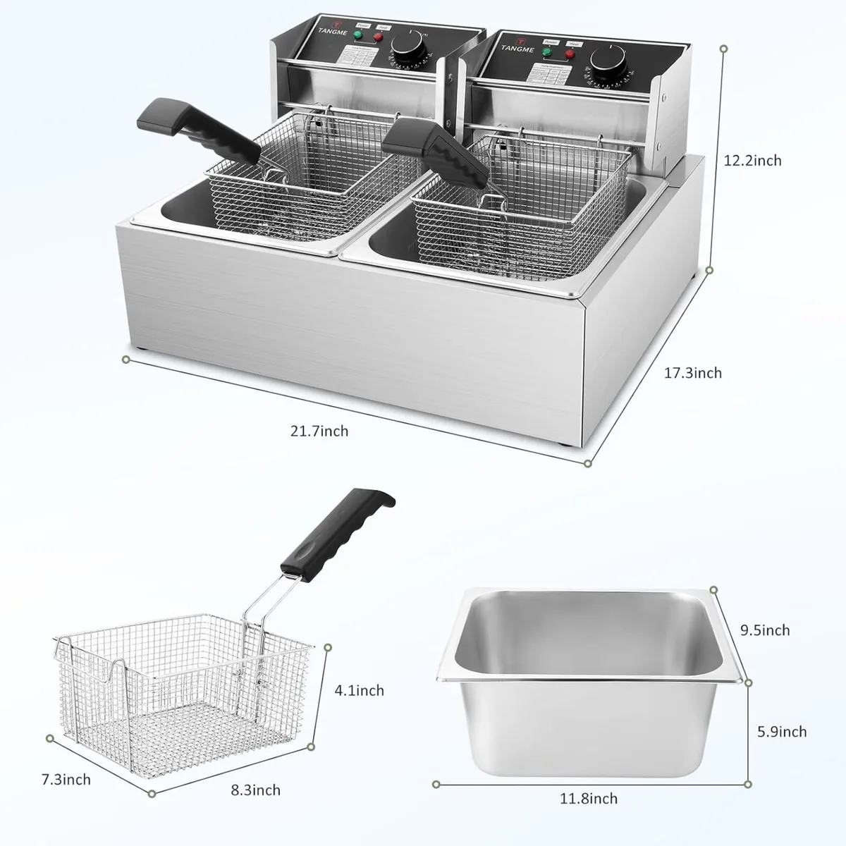Commercial Deep Fryer 5000W Electric Fryers - Image 3
