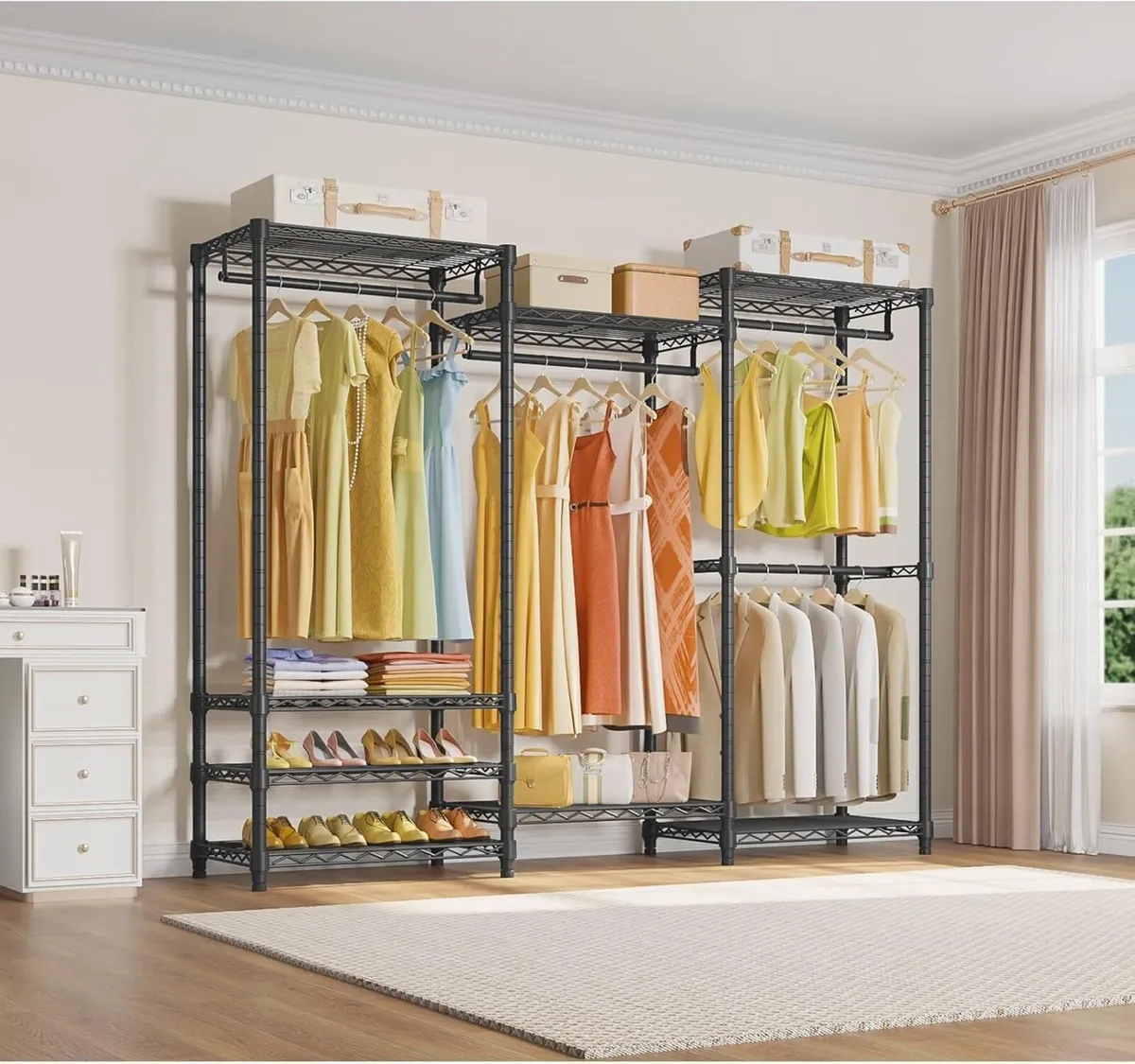 V5 Heavy Duty Clothes Rack Portable Closet - Image 2