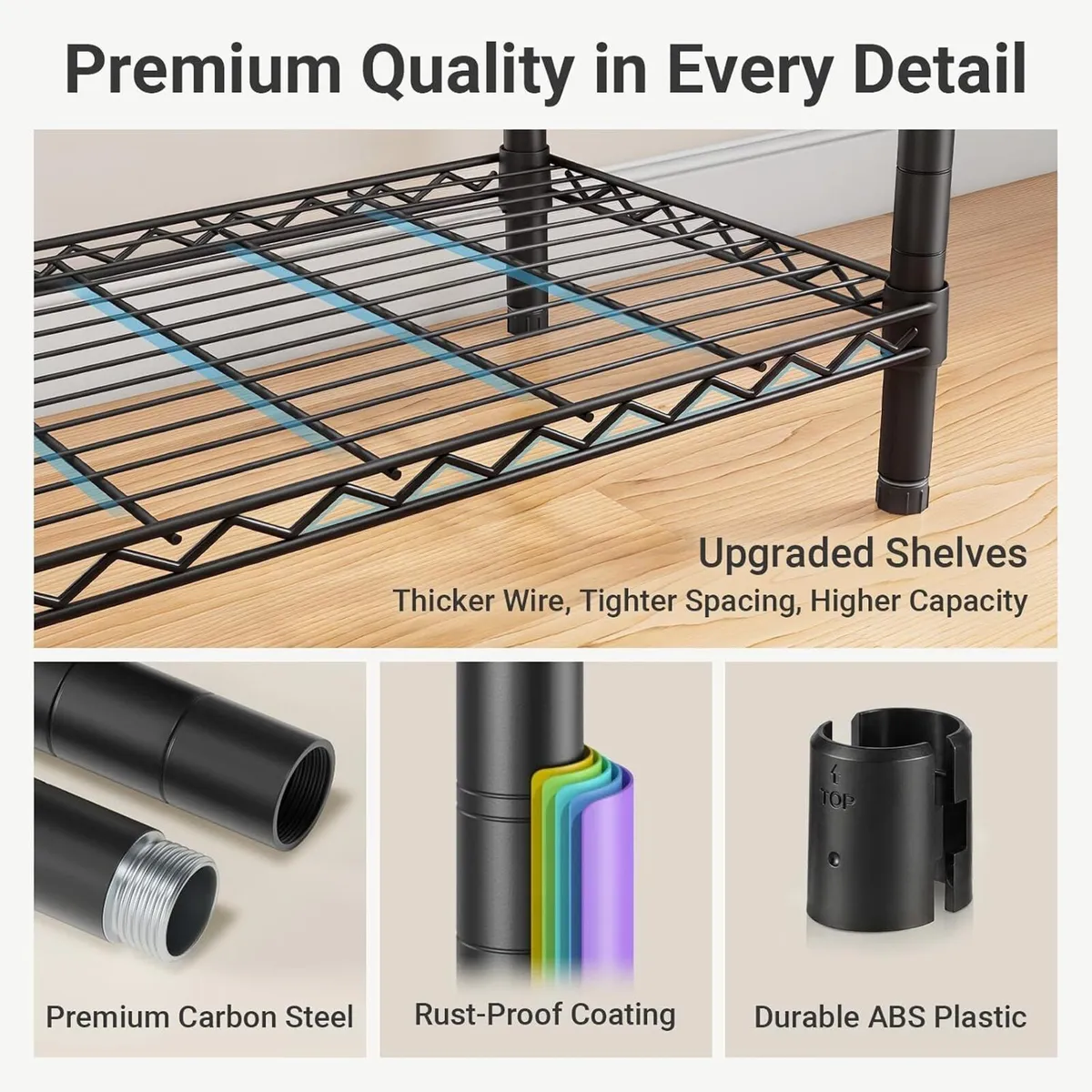 V5 Heavy Duty Clothes Rack Portable Closet - Image 4