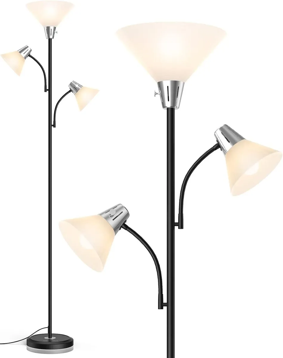 Floor Lamp 9W LED Standing with 5W Adjustable - Image 1