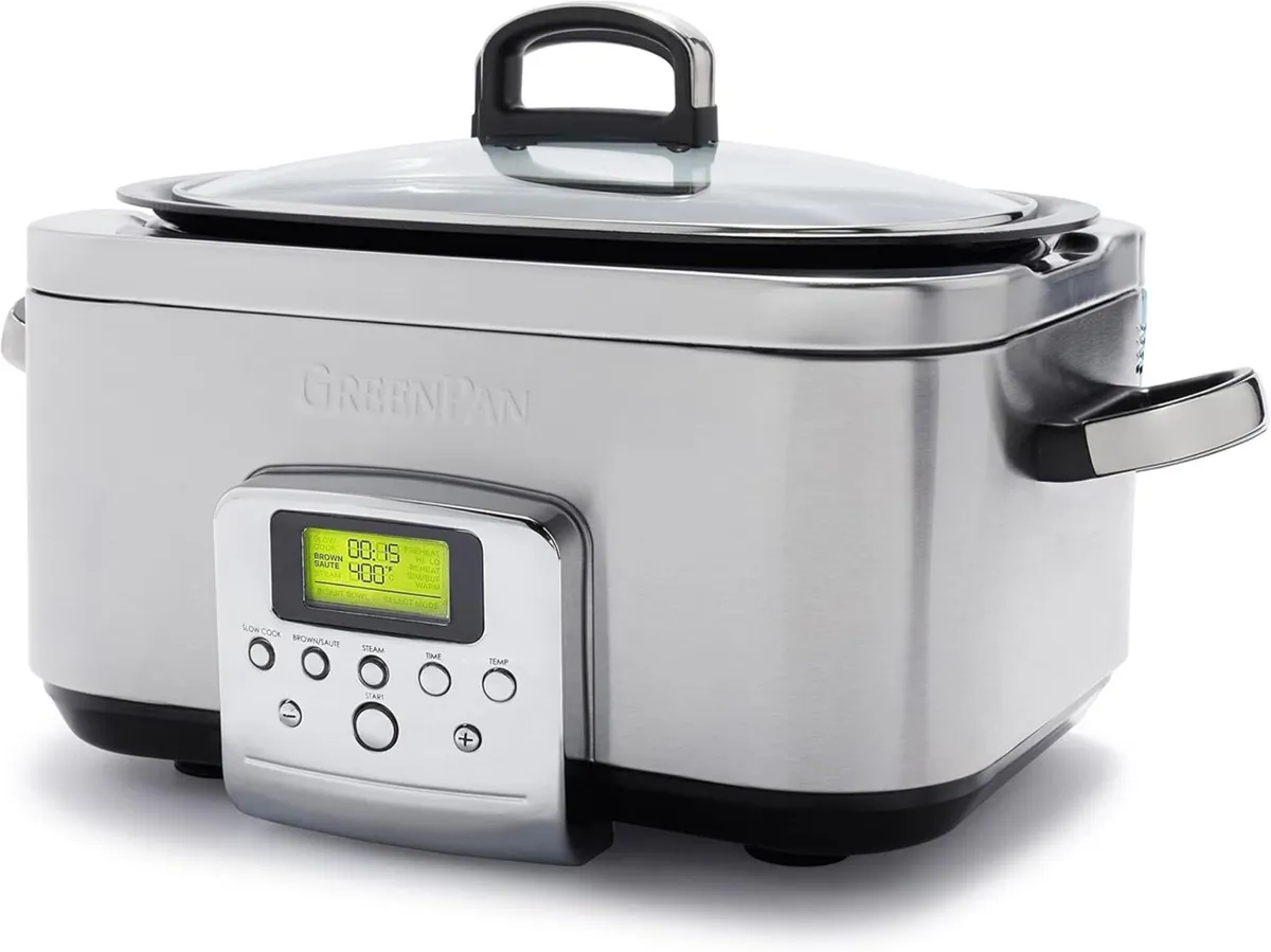 Elite 8-In-1 Programmable 6L Electric Slow Cooker - Image 1