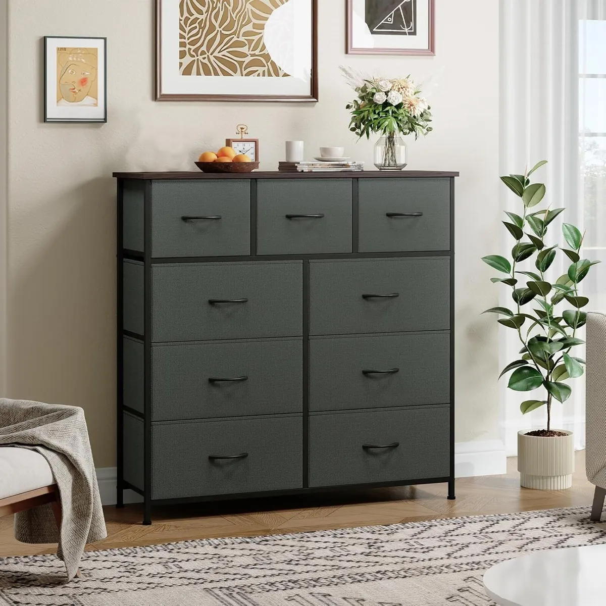 Chest of Drawers for Bedroom 9 Fabric - Image 4