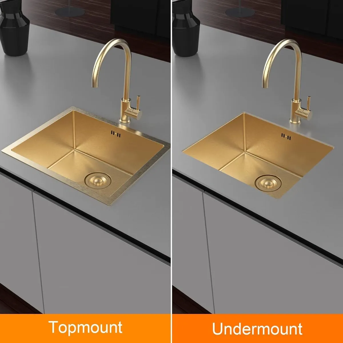 M85043g Stainless Steel Kitchen Sink 50x43CM - Image 3