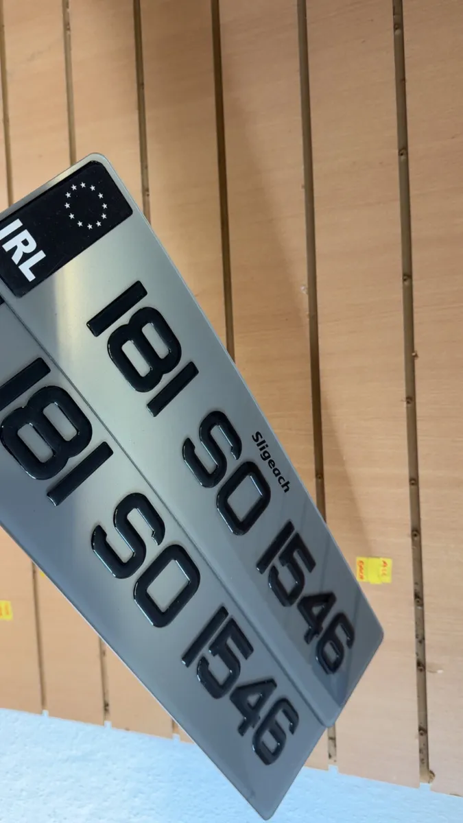 German jap gel printed number plates delivered - Image 3