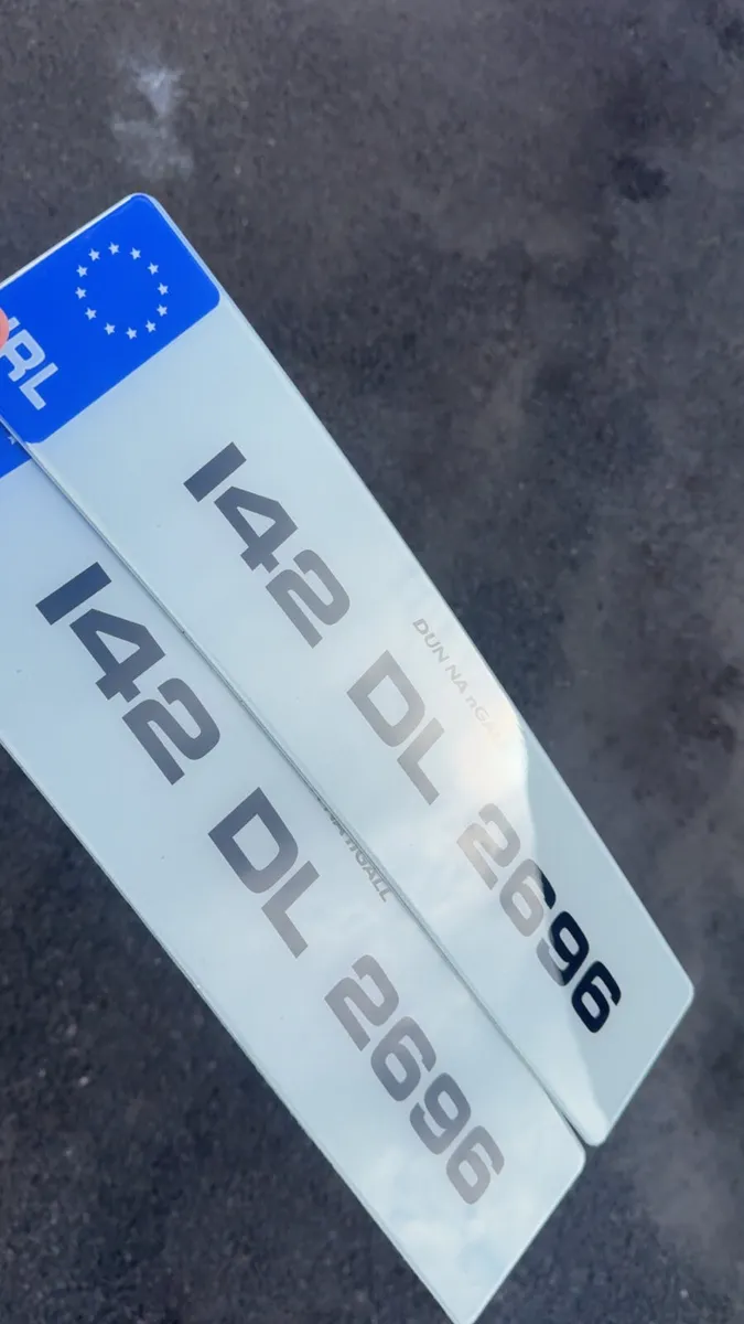 German jap gel printed number plates delivered - Image 4