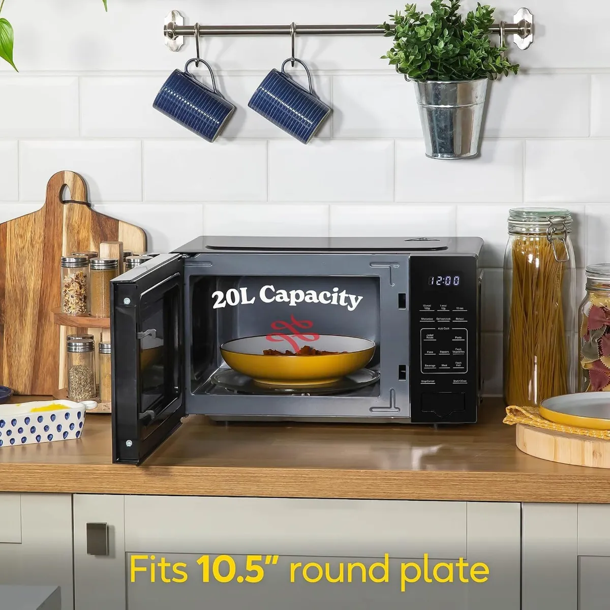 Touch Control Digital Solo Microwave 20L 800W - Image 4