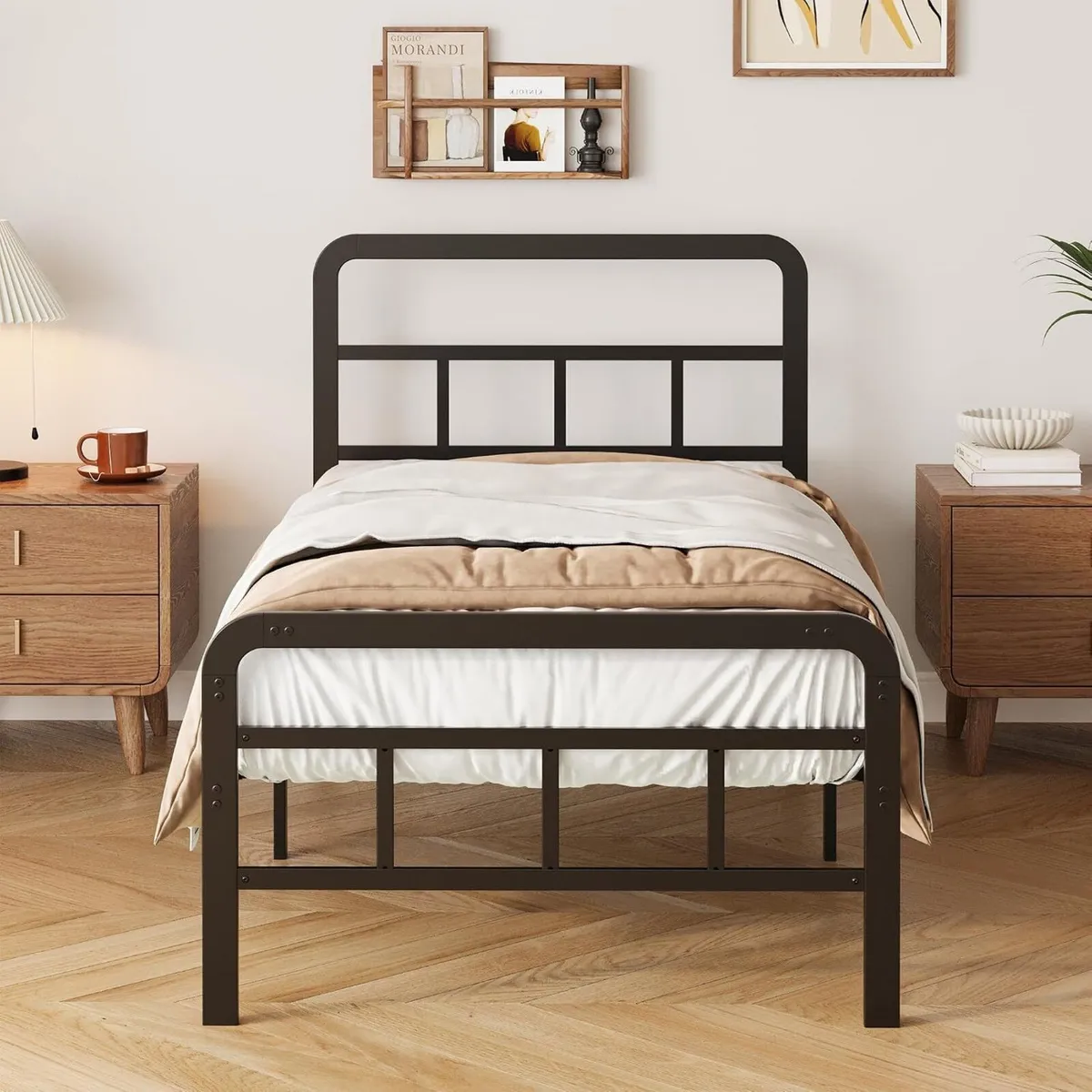 Bed Frame with Headboard and Footboard - Image 3