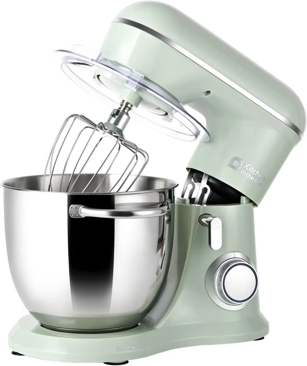 Stand Mixer 4.5L+5L Dual Bowl Food for Home - Image 1