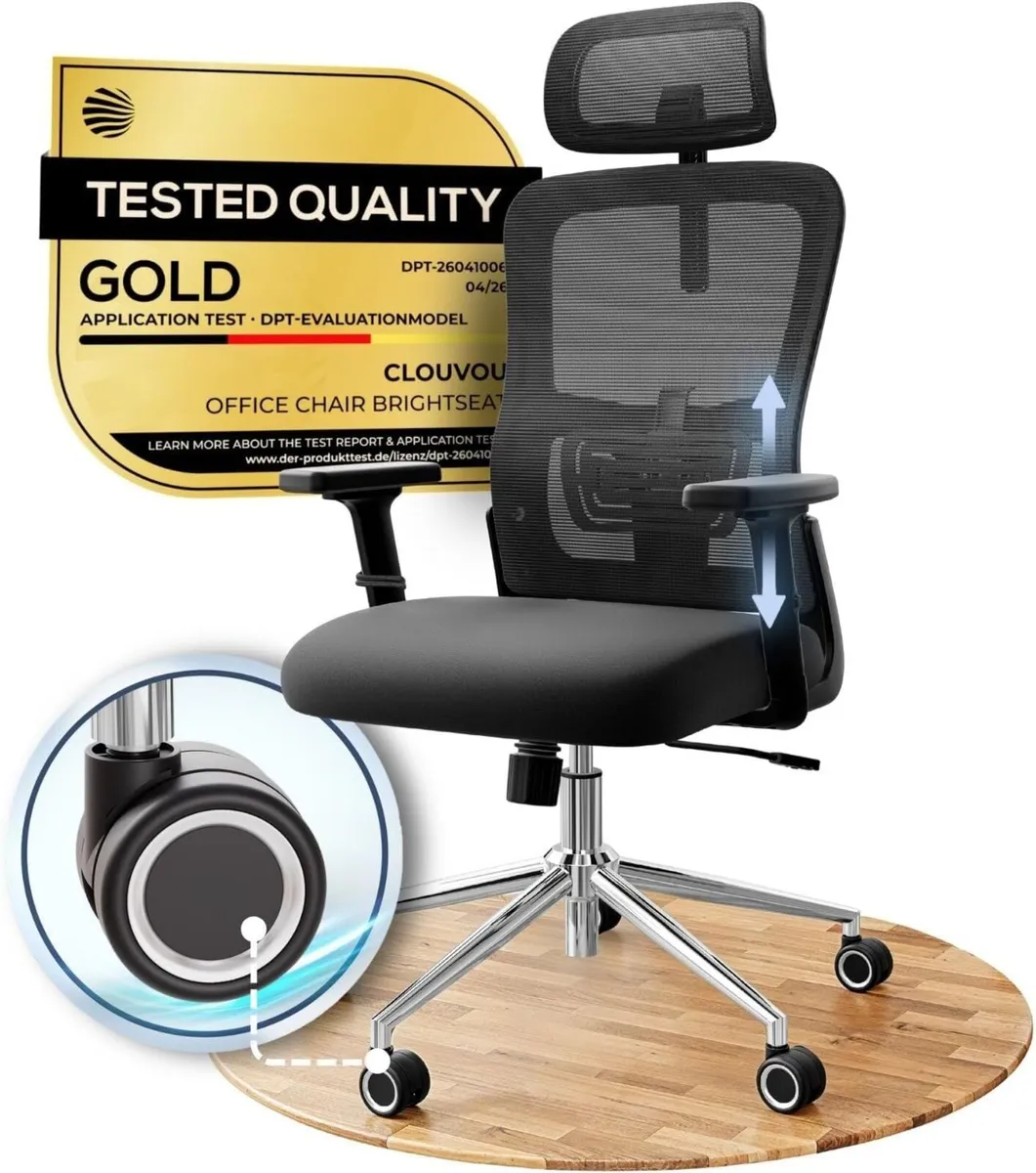 Ergonomic Office Chair for Home Best Rated Back - Image 1