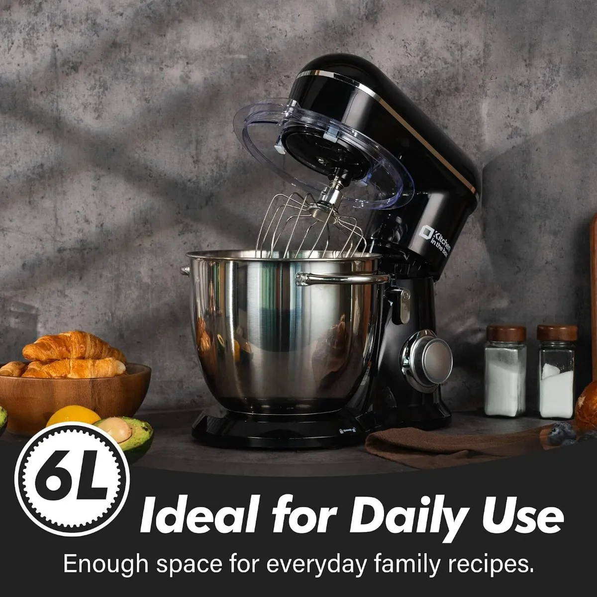 6L Stand Mixer 10 Speeds Electric Food - Image 2