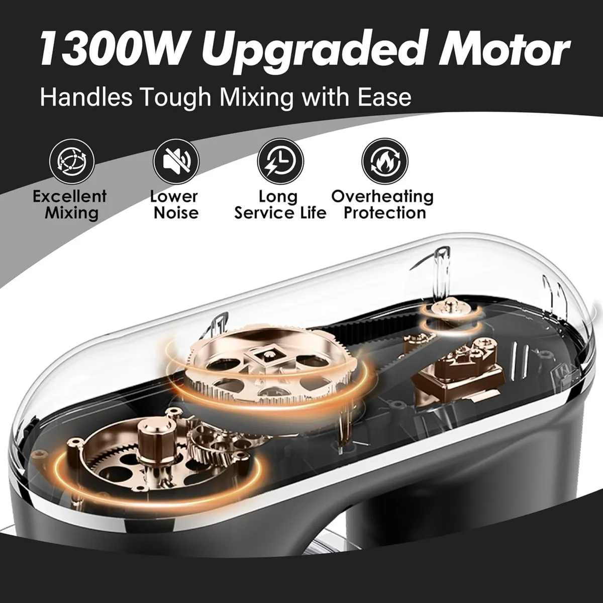 6L Stand Mixer 10 Speeds Electric Food - Image 3