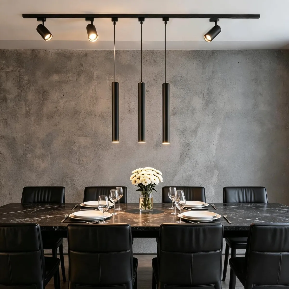 Kitchen Island 6 LED Ack Pendant Spot Lighting - Image 4