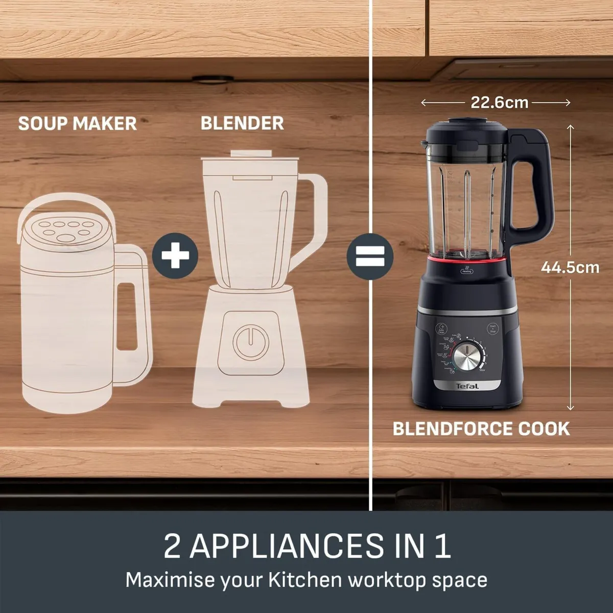 Blendforce Cook Soup Maker and Blender 1.5L 1000W - Image 2