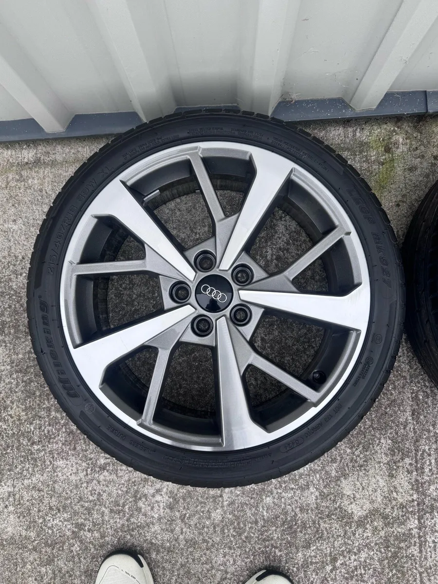 Genuine 18” Audi Alloys - Image 3
