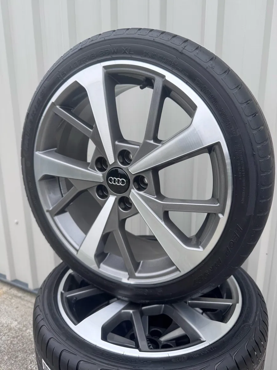 Genuine 18” Audi Alloys - Image 1