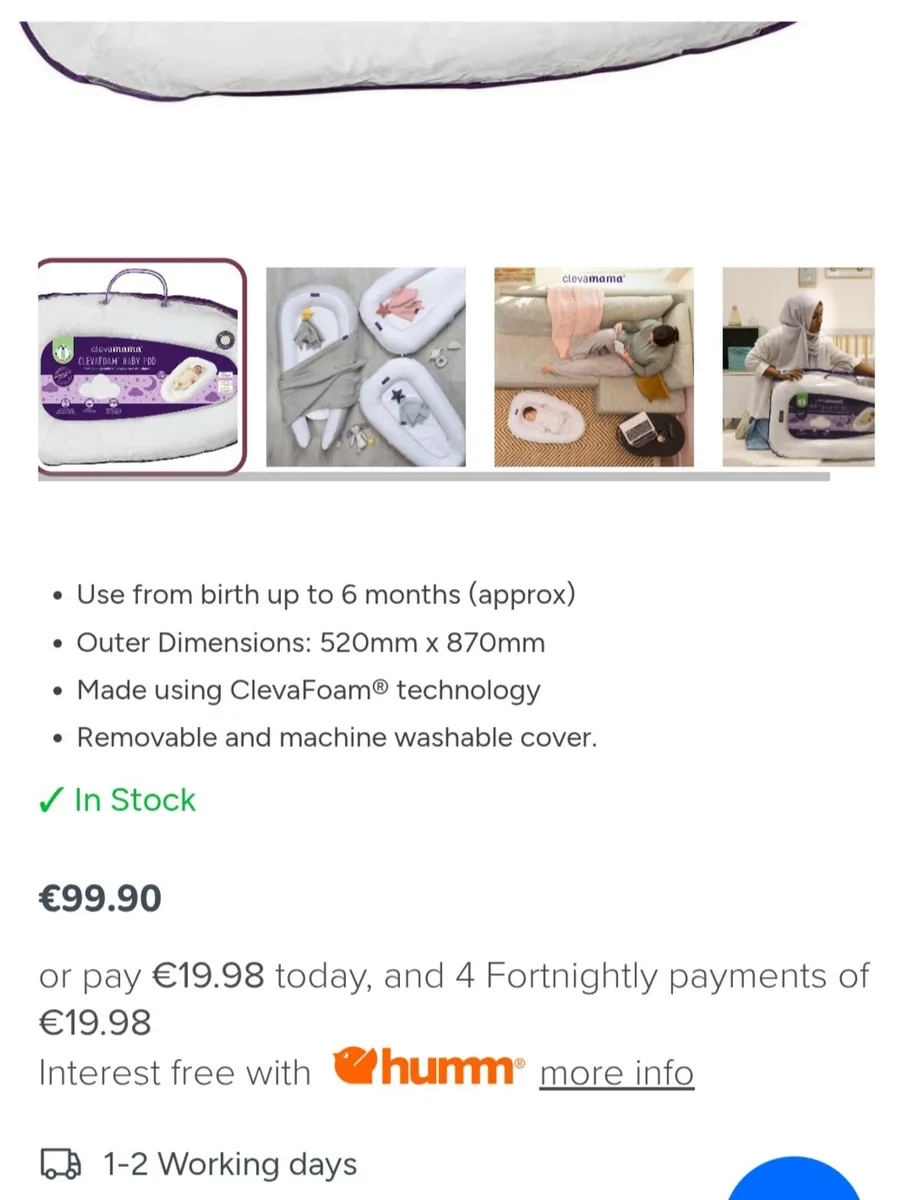 Clevamama sleep pod - Image 3