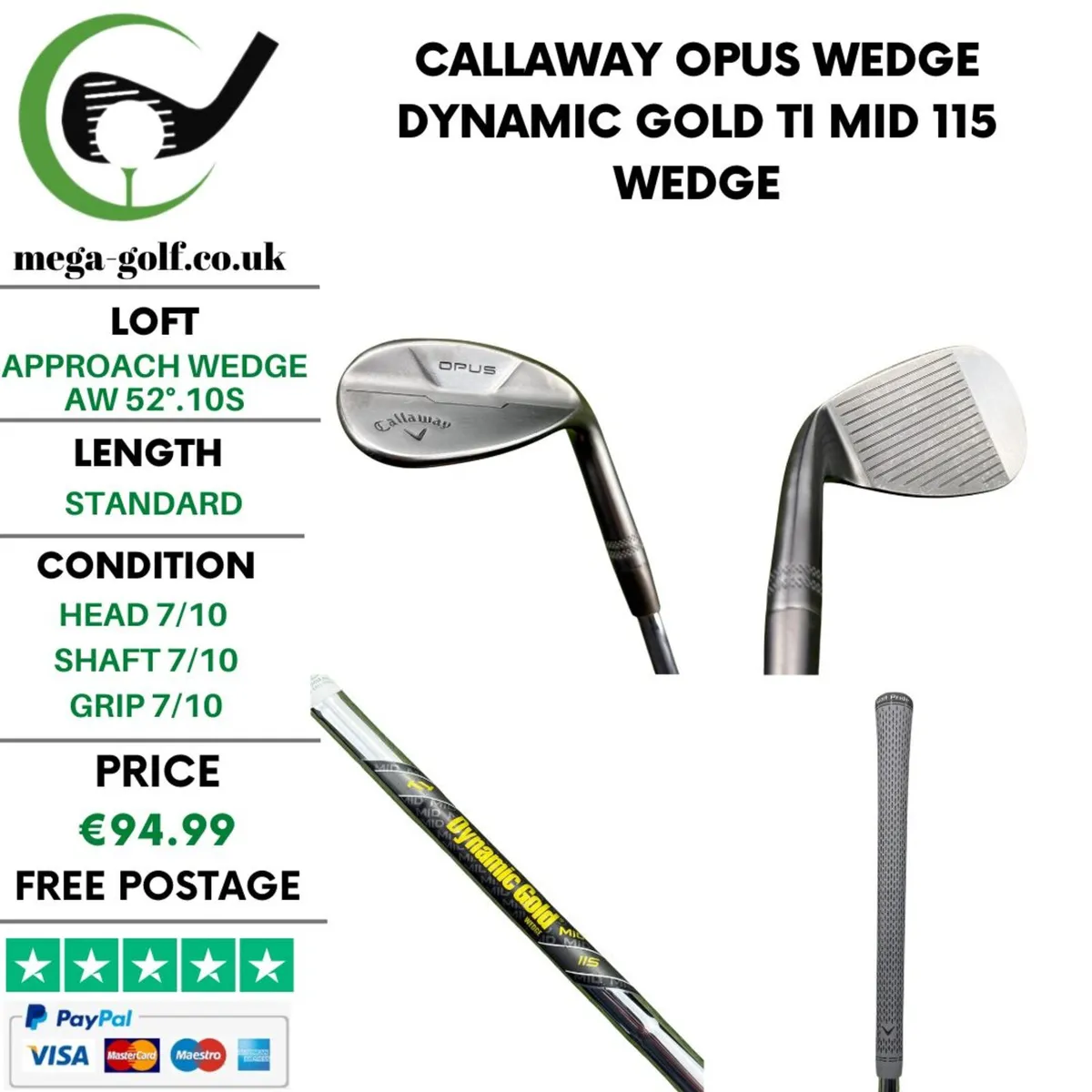 Callaway Opus Wedge Aw 52°.10S / Wedge - Image 1