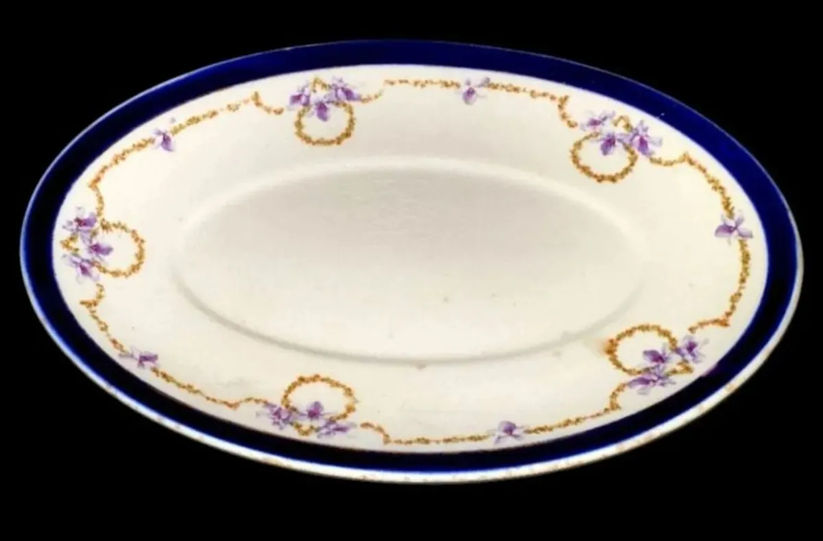 Vintage Wedgwood & Co Small Oval Serving Platter - Image 1