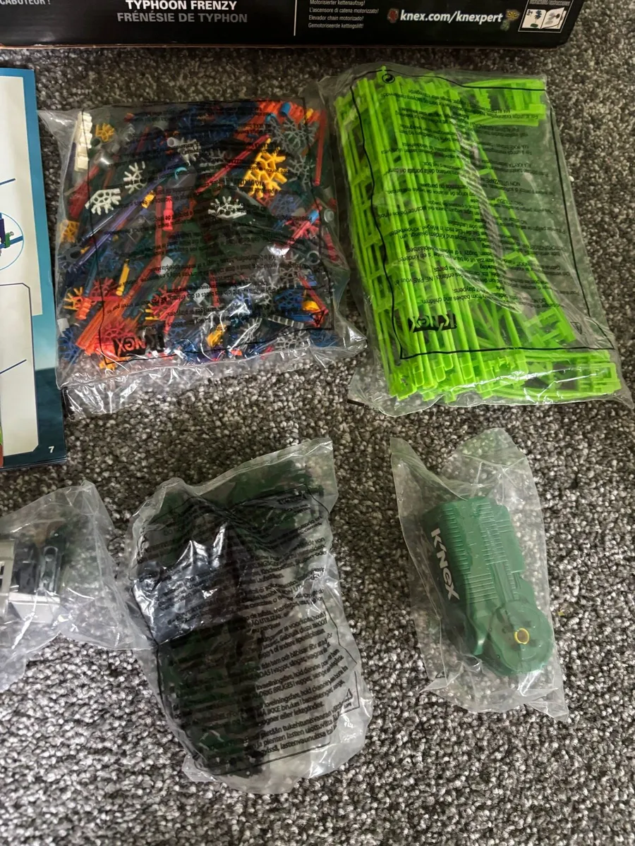 K'NEX Typhoon Frenzy Roller Coaster Building Set - Image 4