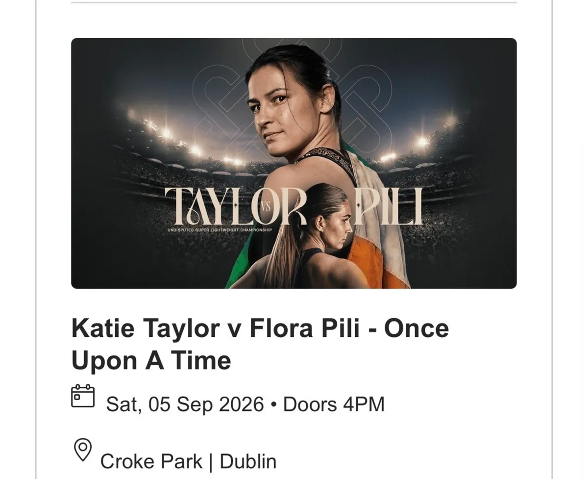 Katie Taylor Premium ROW A x 4