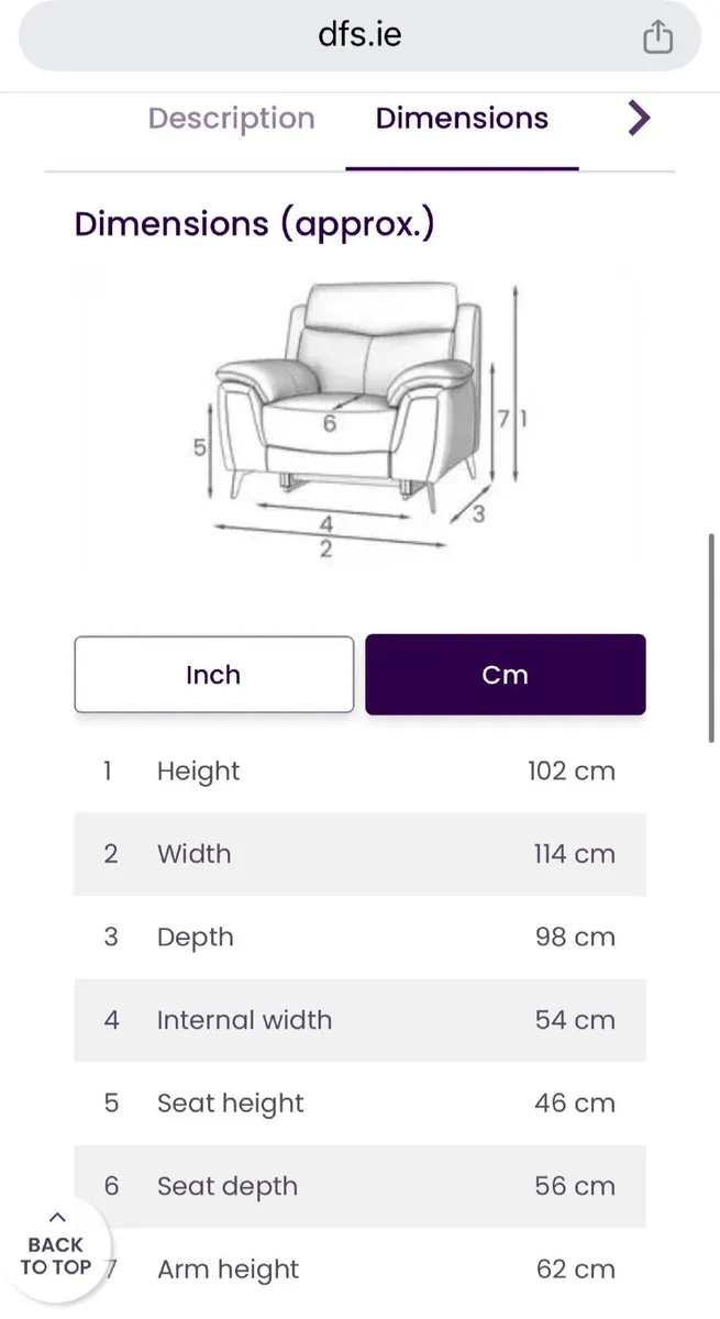 DFS Leather Electric Recliner & Headrest - Image 2