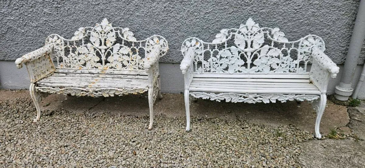 HEAVY CAST IRON BENCHES - Image 1