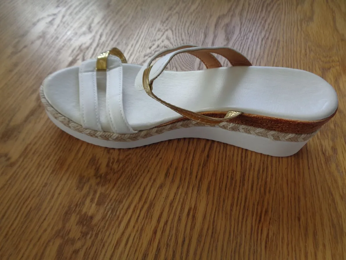 Slip on Platform Wedge Sandals for Sale - Image 2