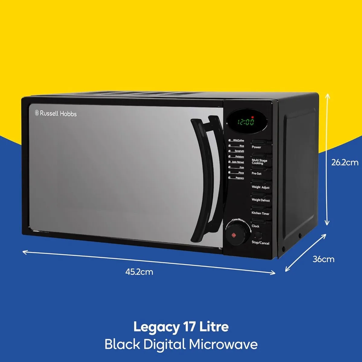 17 Litre 700W Digital Solo Microwave - Image 2