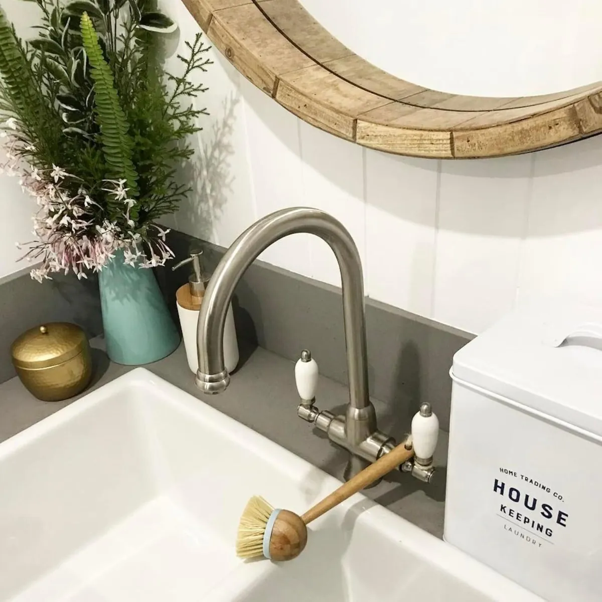 Dorchester Brushed Nickel Dual Flow Kitchen Sink - Image 3