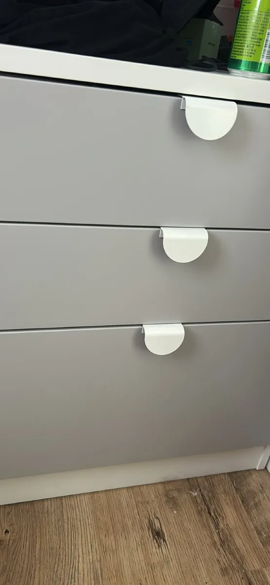 Loft high sleeper with wardrobe desk drawers and b - Image 2