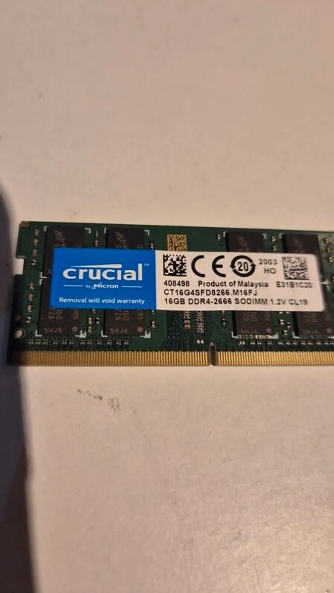 Ram 16gb Ddr4 2666mhz Sodimm 8x Sticks - Image 2
