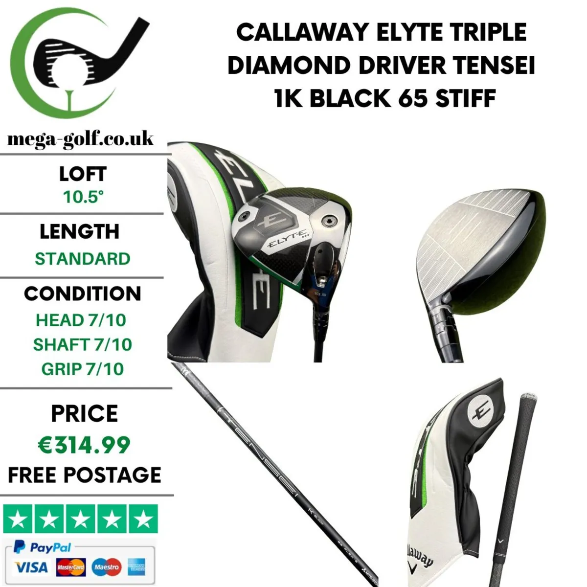 Callaway Elyte Triple Diamond Driver / 10.5° - Image 1