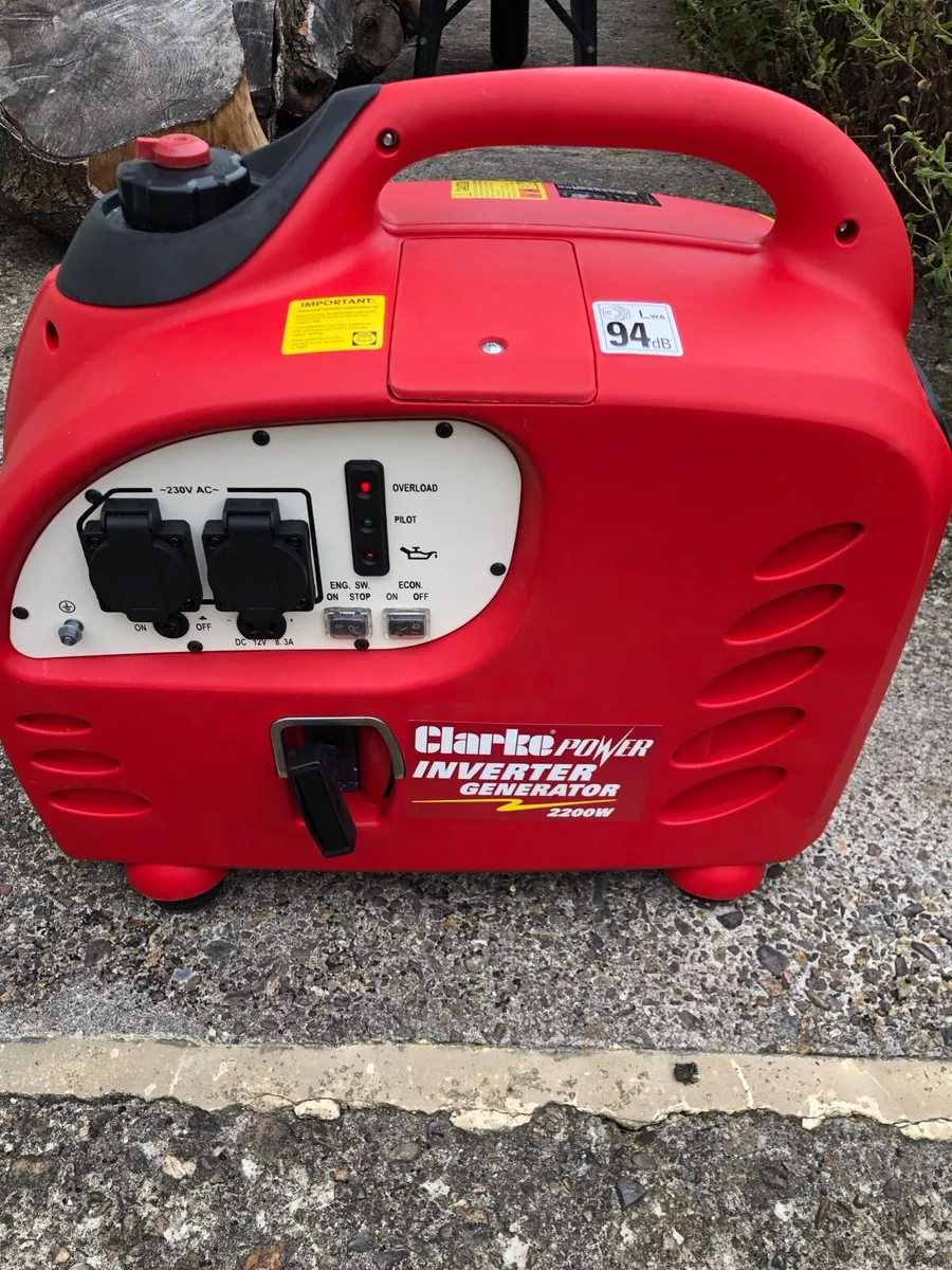 Clarke 2.2. KW Inverter Generator - Image 1