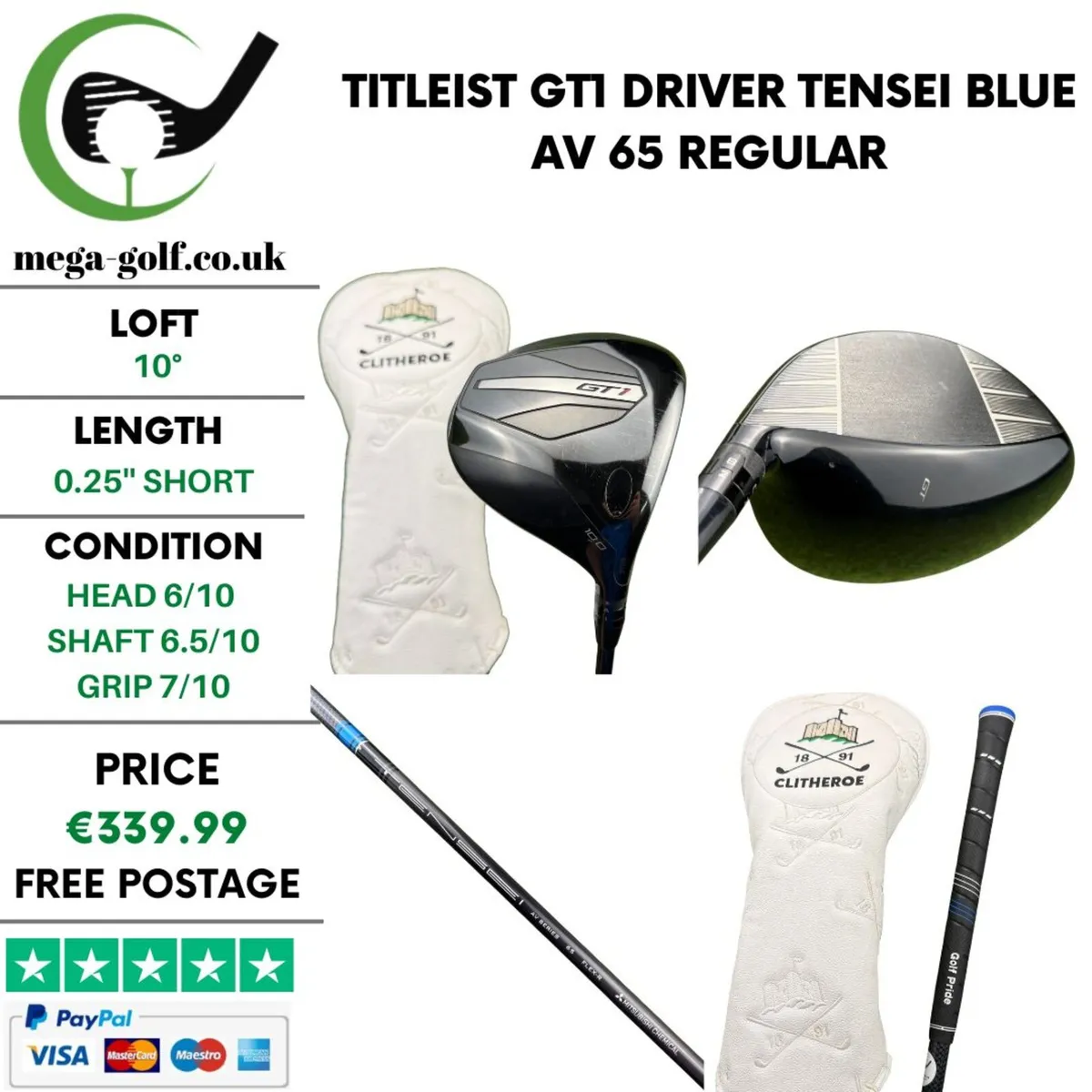 Titleist GT1 Driver / 10° / Regular - Image 1