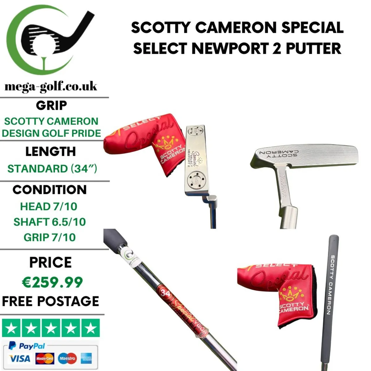Scotty Cameron Special Select Newport 2 Putter - Image 1