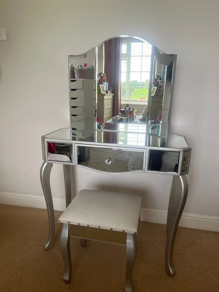 Vanity Table and Stool - Image 2