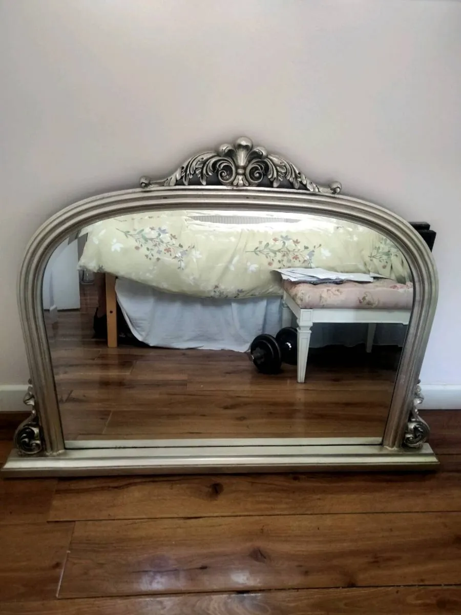 Bevelled Over mantle Mirror - Image 1
