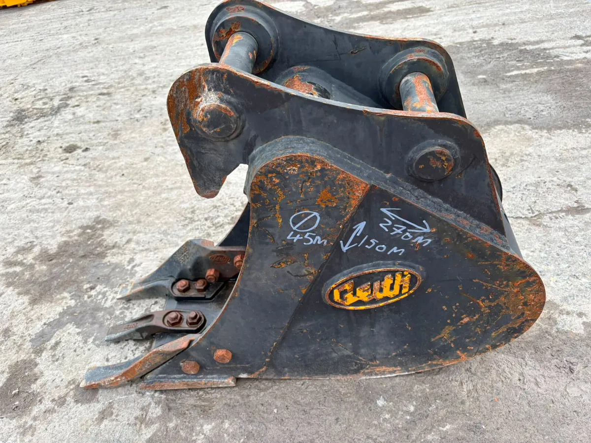 Geith heavy-duty excavator toothed digging bucket - Image 4